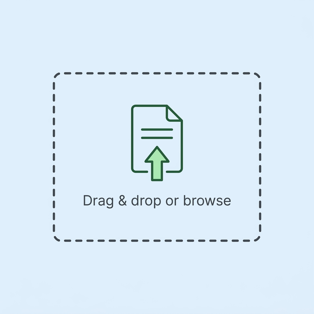 1. Upload your file